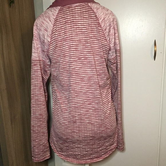 AVIA Fitted Active Pullover Jacket Pink Heathered - Picture 3 of 4